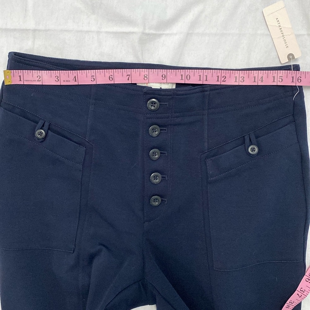 Anthropologie Bryson Tapered Ankle Button Fly pant - Picture 7 of 8